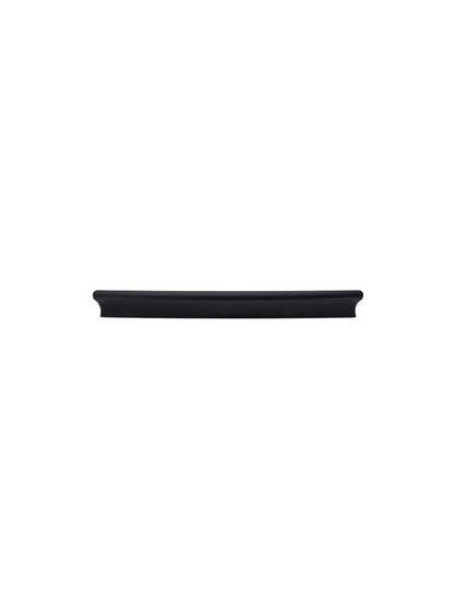 Glacier Cabinet Pull - 8 inch Center-to-Center in Flat Black.
